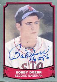 Bobby Doerr Autographed / Signed 1988 Pacific Card