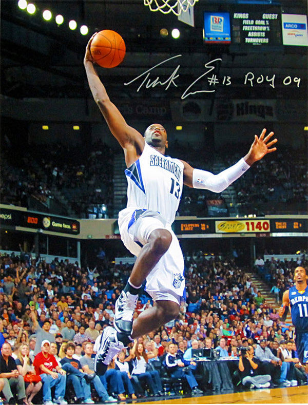 Tyreke Evans ROY 09 Autographed / Signed 16x20 Photo