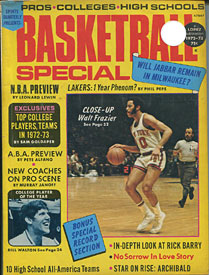 Walt Frazier 1973 Basketball Special Magazine