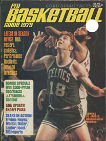 Cowens vs Jabbar 1975 Pro Basketball Guide