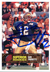 Gus Frerotte Autographed / Signed 1994 Football Card