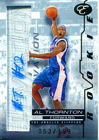 Al Thornton Autographed / Signed 2007-2008 Topps Elevation Card