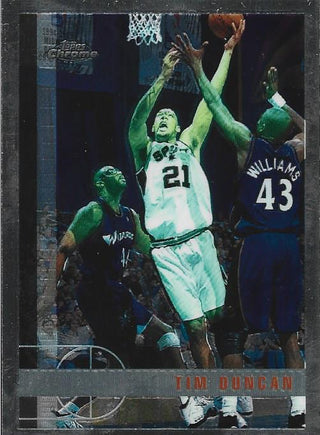Tim Duncan 1998 Topps Chrome #115 Rookie Card