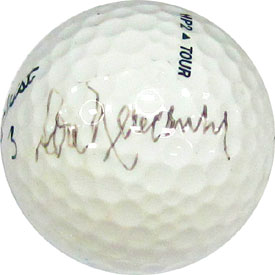 Don Newcombe Autographed Titleist 3 Golf Ball