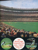 1972 National League Championship Game 4 Program with Game 4 Ticket
