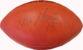 Dan Marino Autographed / Signed 75th Anniversary Official NFL Football (James Spence)