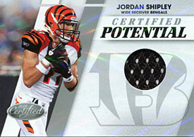 Jordan Shipley Unsigned 2010 Panini Certified Jersey Card