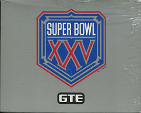 Super Bowl 25 Limited Edition Theme Art Cards