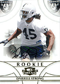 Darrell Strong Autographed 2008 Rookie Card