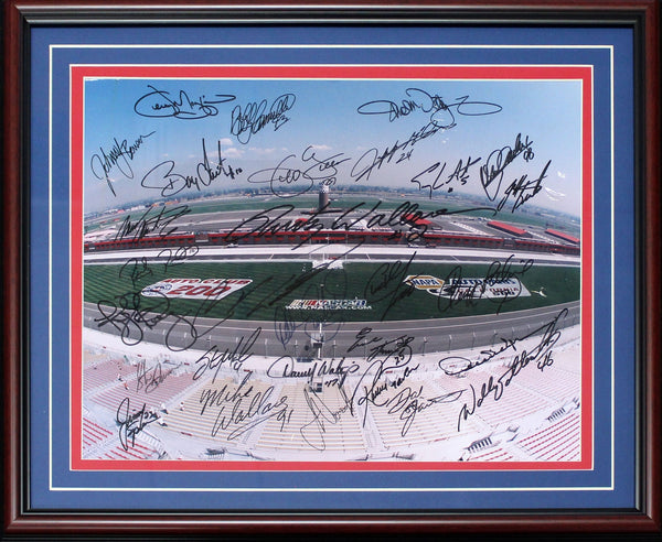 1997 California 500 Inaugural Race Autographed Framed 16x20 Photo