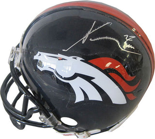 Knowshon Moreno Autographed / Signed Denver Broncos Mini Helmet