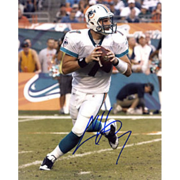 Chad Henne Autographed / Signed Miami Dolphins Looking to Throw 8x10 Photo