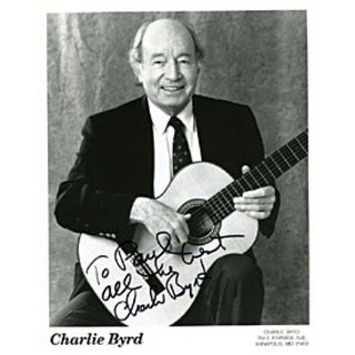 Charlie Byrd Autographed / Signed 8x10 Photo