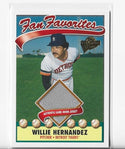 Willie Hernandez 2003 Topps  All-Time Fan Favorites #FFR-WHE Authentic Game Worn Jersey Card