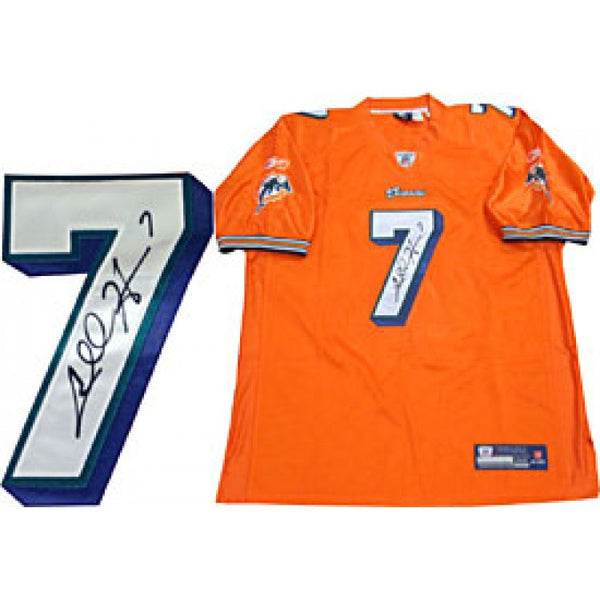 Chad Henne Autographed / Signed Miami Dolphins Authentic Orange Jersey