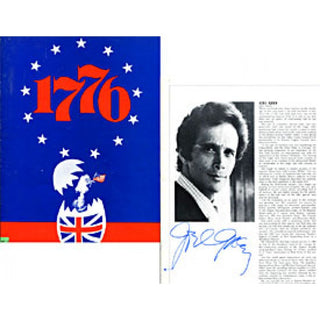 Joel Grey Autographed / Signed 1976 Program