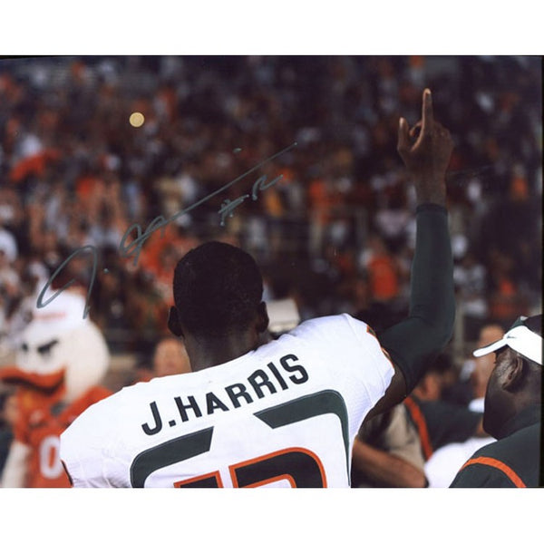 Jacory Harris Autographed / Signed Miami Hurricanes 8x10 Photo