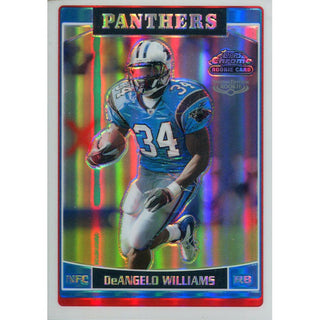 DeAngelo Williams Unsigned 2006 Topps Chrome Rookie Card