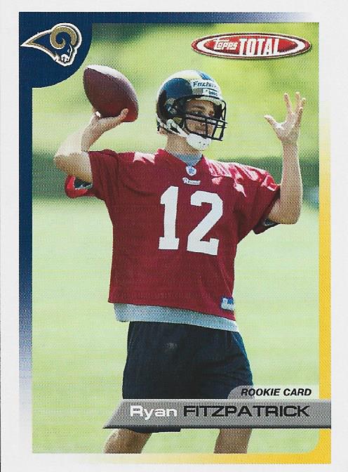 Ryan Fitzpatrick 2005 Topps Rookie Card