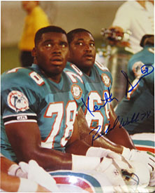 Richmond Webb & Keith Sims Autographed/Signed 11x14 Photo