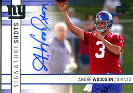 Andre Woodson Autographed / Signed 2009 Upper Deck Card
