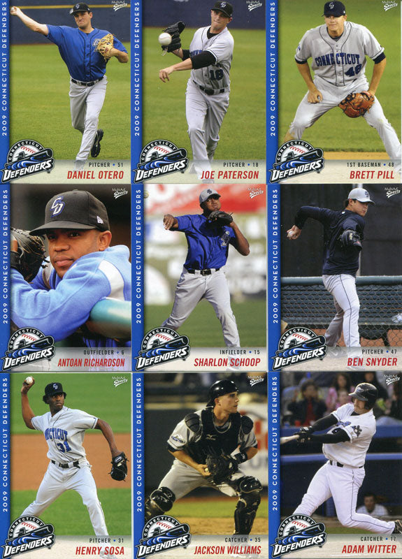 2009 Connecticut Defenders Trading Card Set