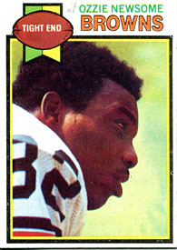 Ozzie Newsome Unsigned 1979 Topps Card