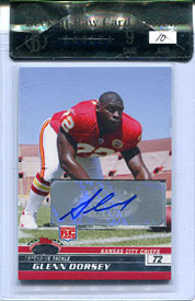 Glenn Dorsey Autographed / Signed 2008 Topps Stadium Club Card