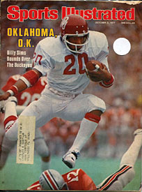 Billy Sims Unsigned 1977 Sports Illustrated