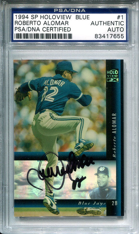 Robert Alomar Autographed 1994 Upper Deck SP Card (PSA/DNA)