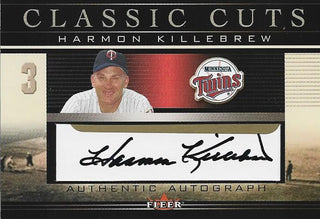 Harmon Killebrew Autographed Fleer Card