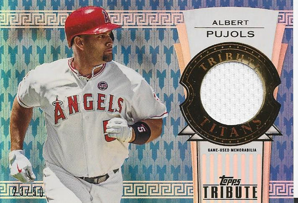 Albert Pujols Topps Jersey Card#23/50