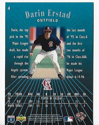 Darin Erstad 1996 Upper Deck SP #4 Rookie Card