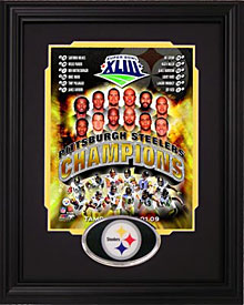 2008 Pittsburgh Steelers Framed Super Bowl XLIII Champions Collage 8x10 Photo