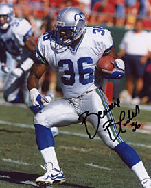 Bennie Blades Autographed / Signed Seattle Seahawks Football 8x10 Photo