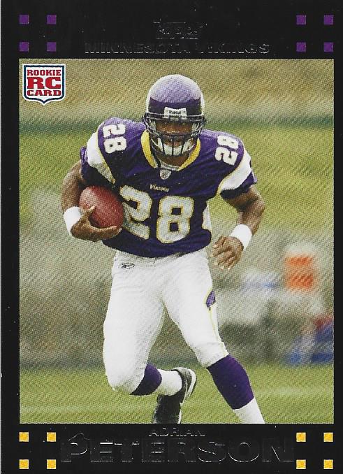 Adrian Peterson 2007 Topps Rookie Card