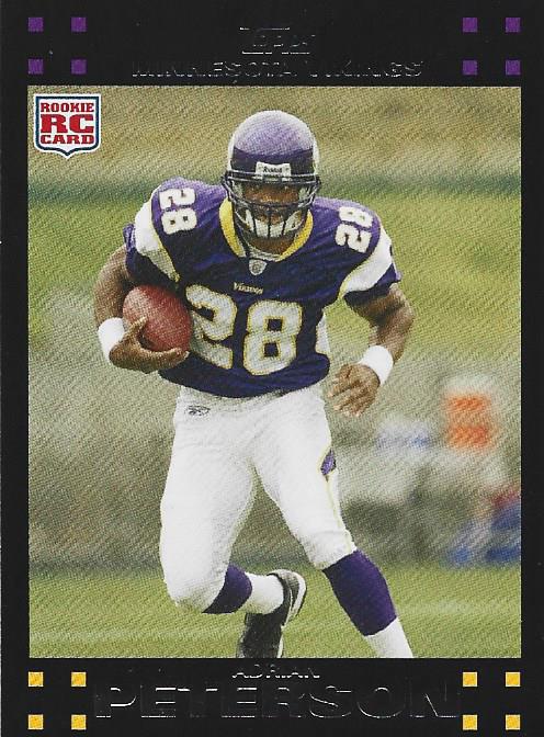 Adrian Peterson Topps Rookie Card