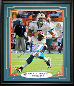Chad Henne Autographed / Signed Framed 16x20 Photo