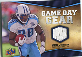 Chris Johnson 2009 Upper Deck Jersey Patch Card
