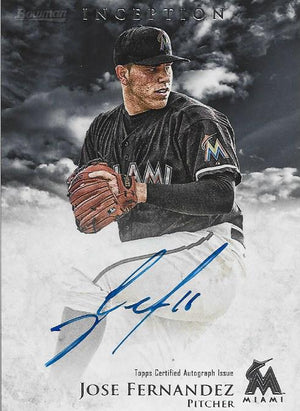 Jose Fernandez Autographed Bowman Card