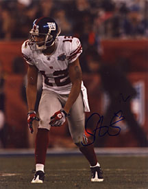 Steve Smith Autographed / Signed New York Giants Football 8x10 Photo