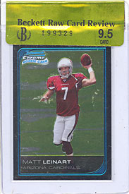 Matt Leinart 2006 Bowman's Chrome Rookie Card