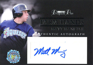 Matt Mangini Autographed 2007 Tristar Prospects Card