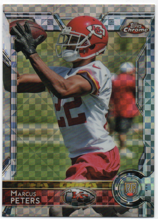 Marcus Peters 2015 Topps Chrome Rookie Card