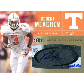 Robert Meachem Autographed 2007 Sage Rookie Card