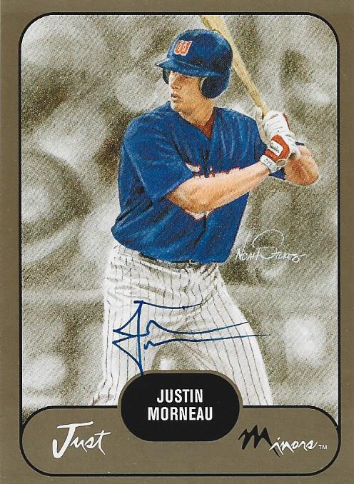 Justin Morneau Autographed Just Card #181/300