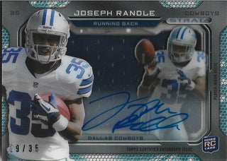 Joseph Randle Autographed Rookie Topps Card #29/35