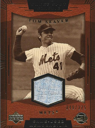 Tom Seaver 2012 Topps Triple Threads Relics Patch Card #TTFR-19