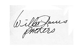 Willie Davis Autographed / Signed 3x5 Card