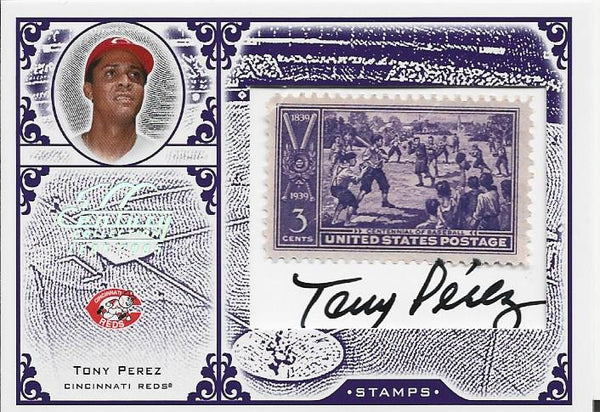 Tony Perez Autographed Donruss Card #13/24